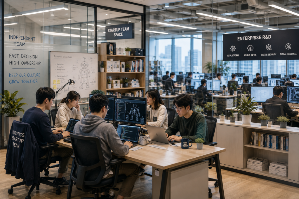 스타트업 인수 후 기존 팀의 자율성과 조직문화를 유지하는 성공적인 기업 통합